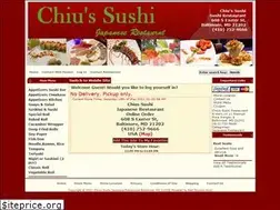 Sites similar to chiussushirestaurant.com