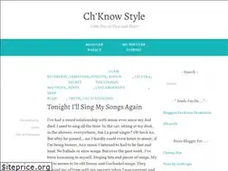Sites similar to chknowstyle.wordpress.com