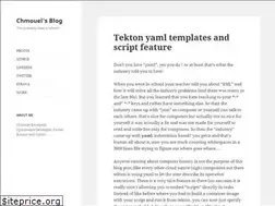 Sites similar to chmouel.com
