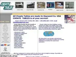 Sites similar to choatetables.com