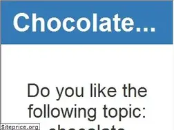 Sites similar to chocolate.sg