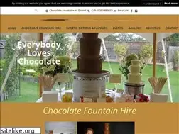 Sites similar to chocolatefountainsofdorset.co.uk