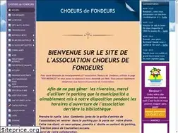 Sites similar to choeursdefondeurs.fr