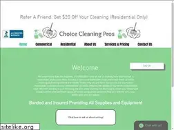 Sites similar to choicecleaningpros.com