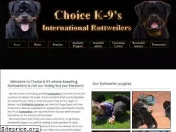 Sites similar to choicek9s.com