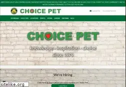 Sites similar to choicepet.com