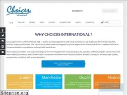 Sites similar to choices-international.com