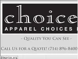 Sites similar to choicesapparel.com