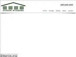 Sites similar to choicestorage.ca