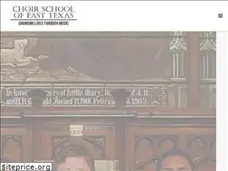 Sites similar to choirschoolofeasttexas.org