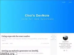 Sites similar to chois9105.github.io