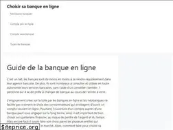 Sites similar to choisir-sa-banque-en-ligne.info