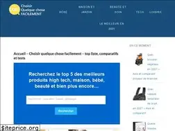 Sites similar to choisirquelquechosefacilement.fr