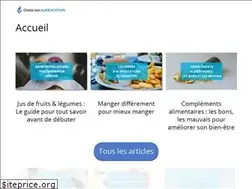 Sites similar to choisirsonalimentation.fr