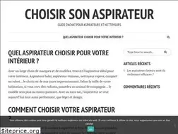 Sites similar to choisirsonaspirateur.info