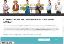 Sites similar to choisirunartisan.fr