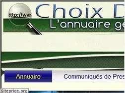 Sites similar to choixdunet.fr