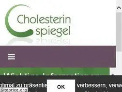 Sites similar to cholesterinspiegel.de