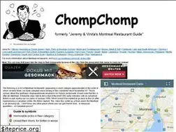 Sites similar to chompchomp.ca