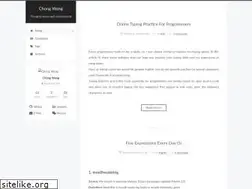 Sites similar to chongwng.github.io