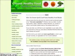 Sites similar to choose-healthy-food.com