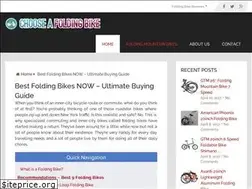 Sites similar to chooseafoldingbike.com
