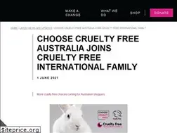 Sites similar to choosecrueltyfree.org.au