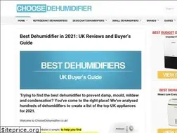 Sites similar to choosedehumidifier.co.uk