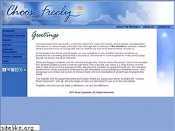 Sites similar to choosefreely.com