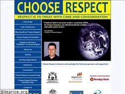 Sites similar to chooserespect.com
