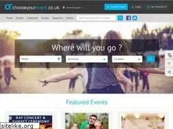 Sites similar to chooseyourevent.co.uk