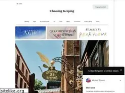 Sites similar to choosingkeeping.com