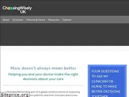 Sites similar to choosingwisely.co.uk