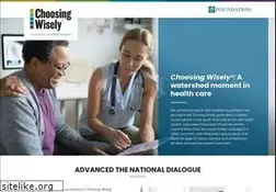 Sites similar to choosingwisely.org