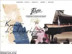Sites similar to chopin-gesellschaft.de
