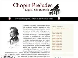 Sites similar to chopinpreludes.com