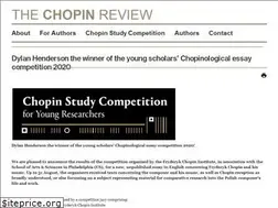 Sites similar to chopinreview.com
