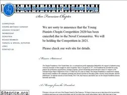 Sites similar to chopinsf.org