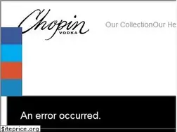 Sites similar to chopinvodka.com