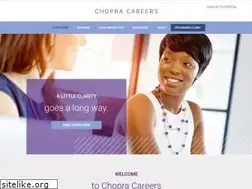 Sites similar to chopracareers.com