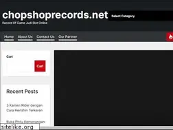 Sites similar to chopshoprecords.net