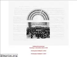 Sites similar to chor-bernhard.de