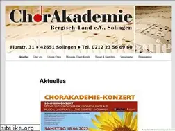Sites similar to chorakademiebergischland.de