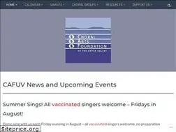Sites similar to choralartsuv.org