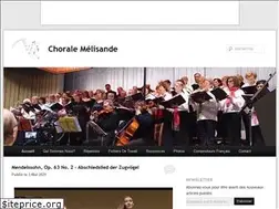 Sites similar to chorale-melisande.fr
