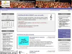 Sites similar to chorales-ni.fr