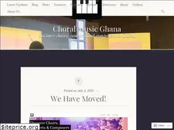 Sites similar to choralmusicghana.wordpress.com