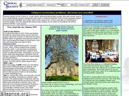 Sites similar to choralsociety.org.uk