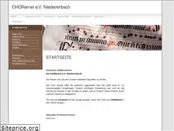 Sites similar to choramel.de