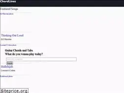 Sites similar to chordlines.com